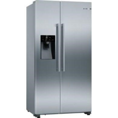 Bosch 533 Litre Side-By-Side American Fridge Freezer- Stainless Steel