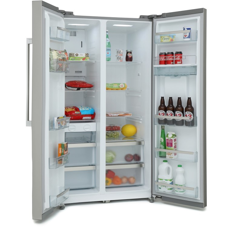 Refurbished Montpellier M520WDX Freestanding 510 Litre Frost Free American Style Fridge Freezer with Water Dispenser