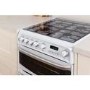 Hotpoint Harrogate 60cm Double Oven Dual Fuel Cooker with Lid - White