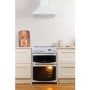 Hotpoint Harrogate 60cm Double Oven Dual Fuel Cooker with Lid - White