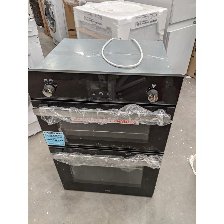Refurbished Belling 444444796 60cm Double Built In Gas Oven