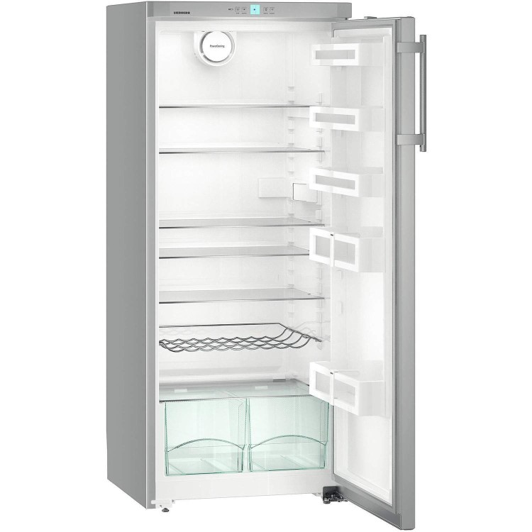 Refurbished Liebherr Ksl3130 Freestanding 297 Litre Larder Fridge Silver