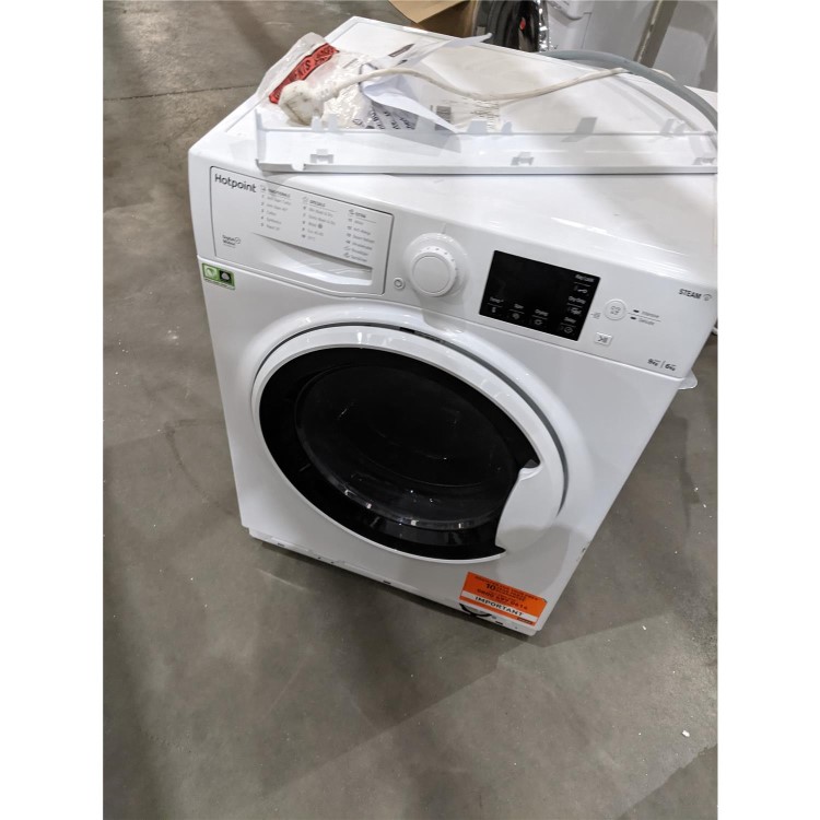 Refurbished Hotpoint RDG9643WUKN Freestanding 9/6KG 1400 Spin Washer Dryer