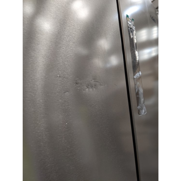 Refurbished Haier HB20FPAAA Freestanding 454 Litre American Frost Free Fridge Freezer Stainless Steel