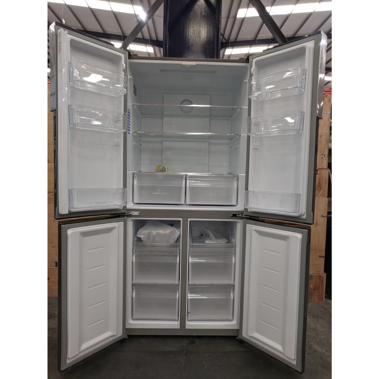 Refurbished Haier HTF-456DM6 Freestanding 456 Litre American Fridge Freezer
