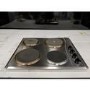 Refurbished Indesit TI60X 60cm 4 Zone Solid Plate Hob Stainless Steel