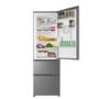 Refurbished Haier HTR3619FWMP Freestanding 345 Litre 70/30 Fridge Freezer Stainless Steel