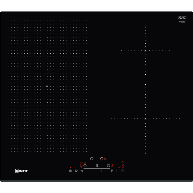 Neff N70 60cm 4 Zone Induction Hob with FlexInduction Zone