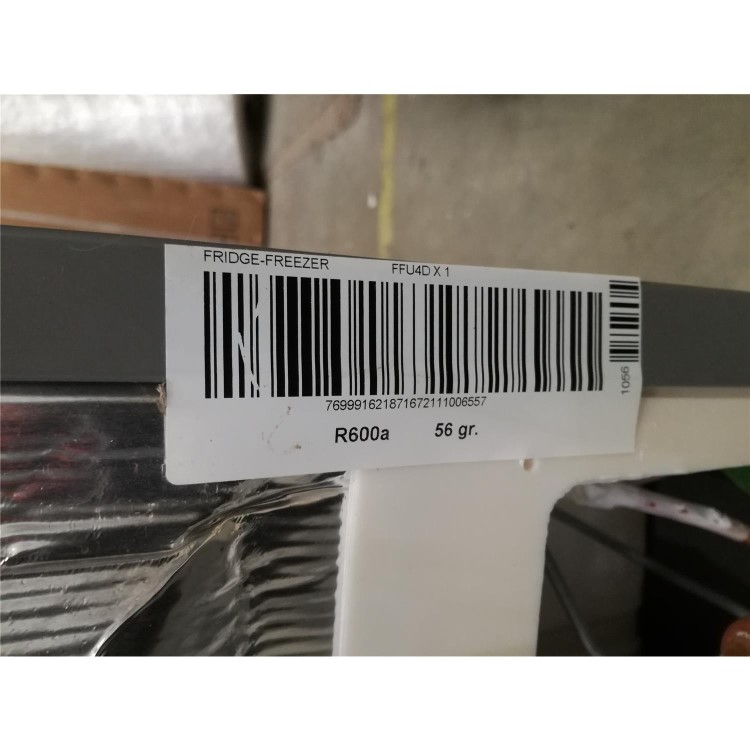 Refurbished Hotpoint 399 Litre 60/40 Freestanding Fridge Freezer - Inox