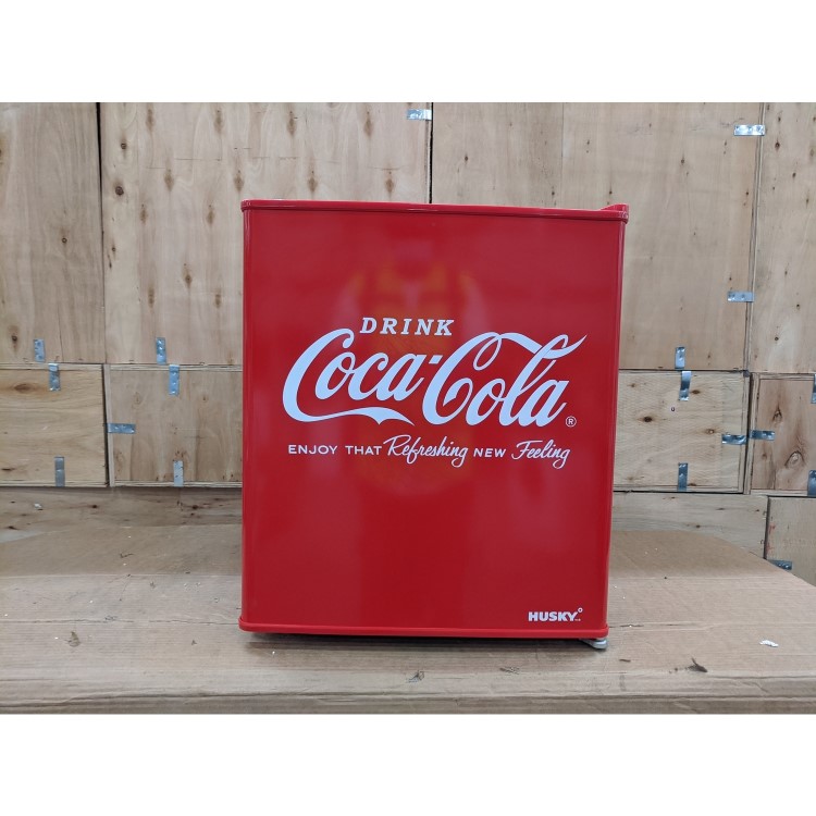 Refurbished Husky EL196 Mini Fridge/Drinks Cooler Coca Cola