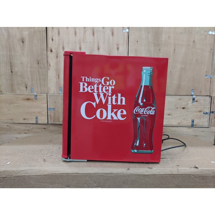 Refurbished Husky EL196 Mini Fridge/Drinks Cooler Coca Cola