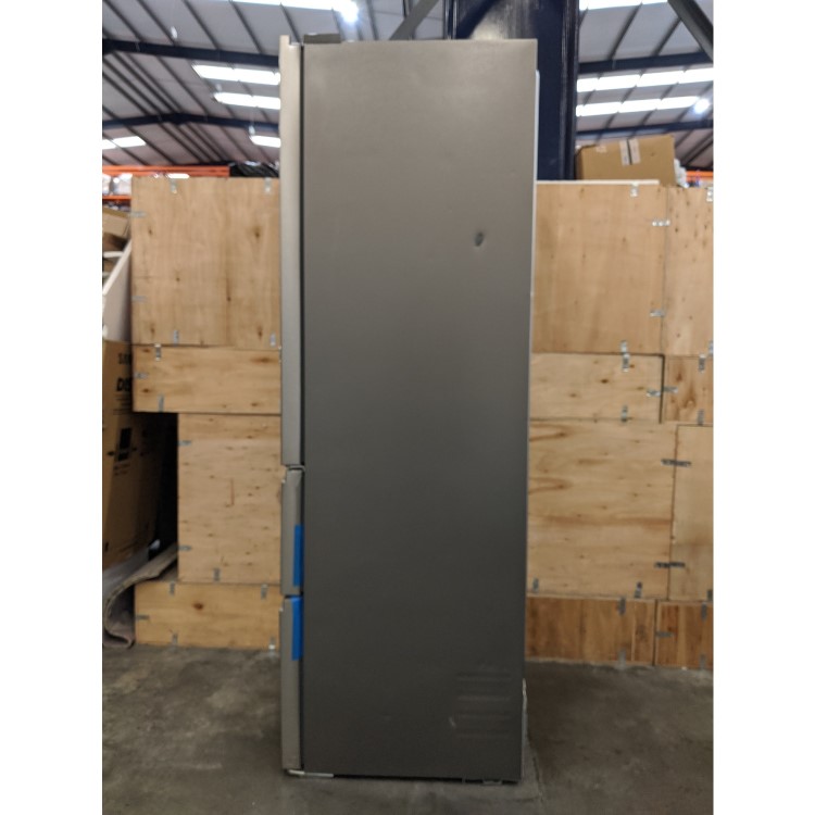 Refurbished Haier HTR3619FWMP Freestanding 345 Litre 70/30 Fridge Freezer Stainless Steel