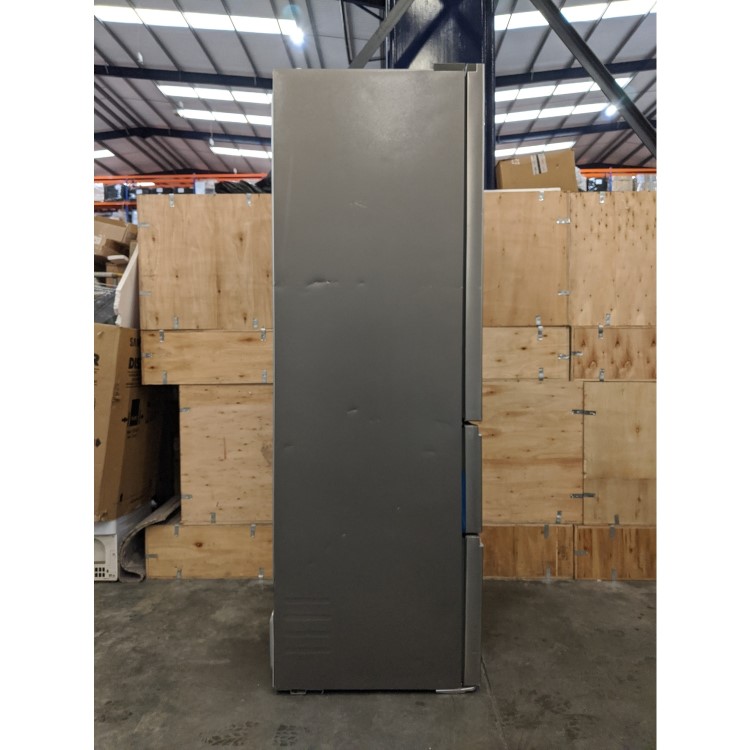 Refurbished Haier HTR3619FWMP Freestanding 345 Litre 70/30 Fridge Freezer Stainless Steel