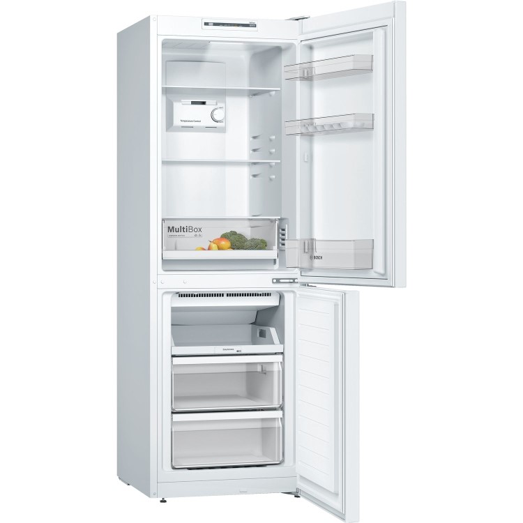 Refurbished Bosch Serie 2 KGN33NWEAG Freestanding 306 Litre 60/40 Fridge Freezer White