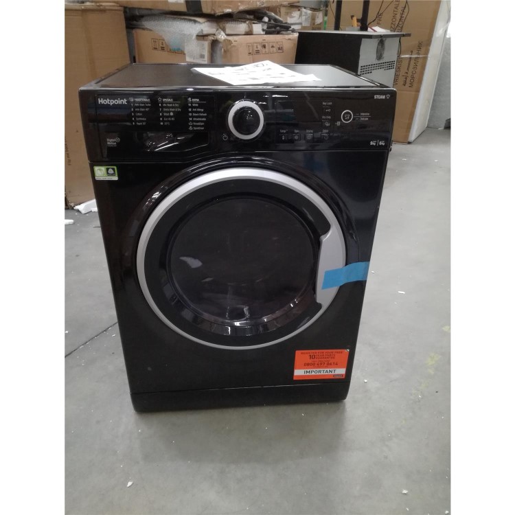 Refurbished Hotpoint RDG9643KSUKN Freestanding 9/6KG 1400 Spin Washer Dryer