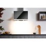 Refurbished Hotpoint PHVP87FLTK 80cm Angled Cooker Hood Black