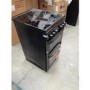 Refurbished Hotpoint HD5V92KCB 50cm Electric Cooker With Ceramic Hob Black