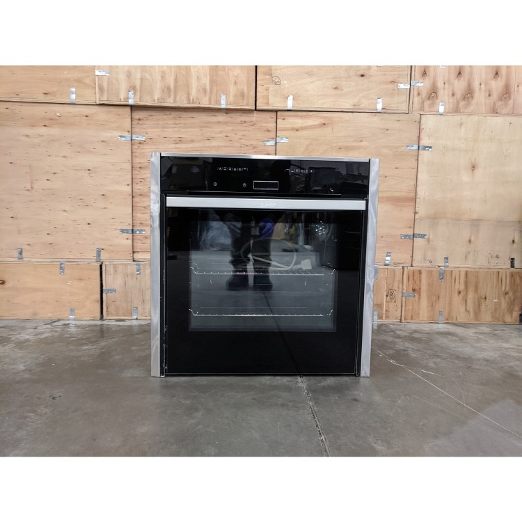Refurbished Neff N70 Slide & Hide B47CR32N0B 60cm Single Built In Electric Oven Stainless Steel
