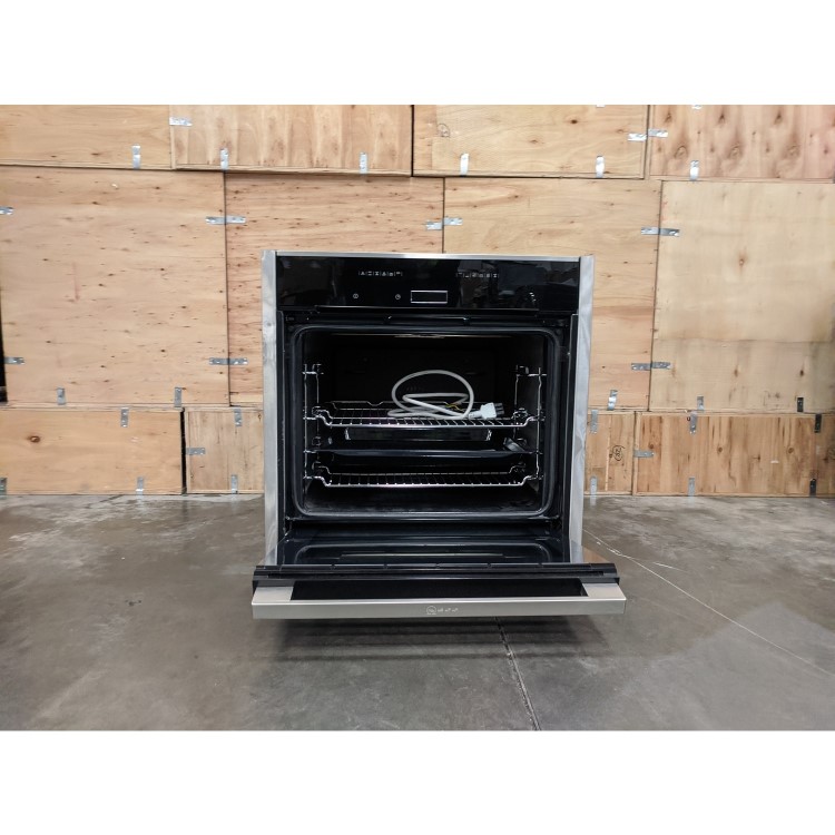 Refurbished Neff N70 Slide & Hide B47CR32N0B 60cm Single Built In Electric Oven Stainless Steel