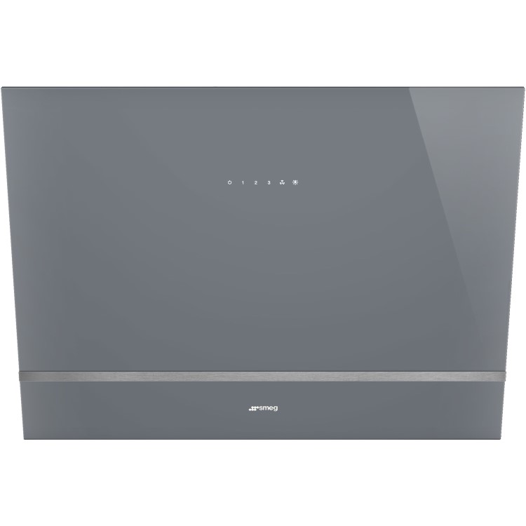 Refurbished Smeg KV28S 80cm Angled Cooker Hood Silver