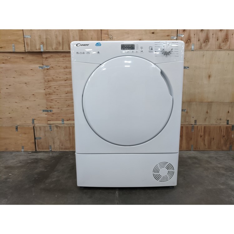 Refurbished Candy CSC10LF Smart Freestanding Condenser 10KG Tumble Dryer White