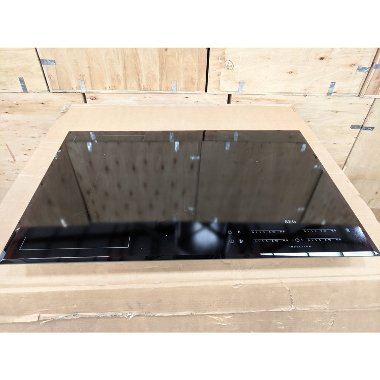 Refurbished AEG IKE84441FB 78cm 4 Zone Induction Hob With Bridging Function
