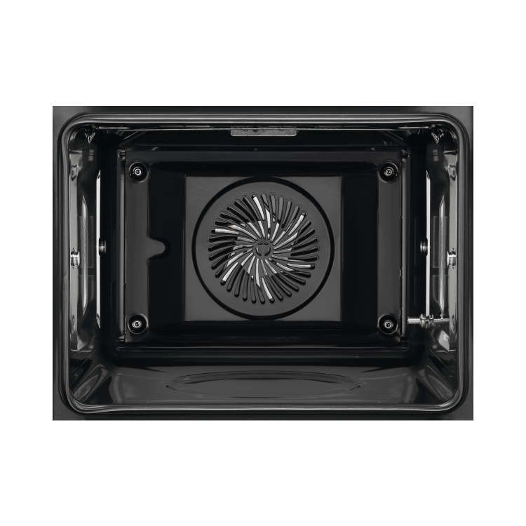 Refurbished AEG SteamBake BPE556220B 60cm Single Built In Electric Pyrolytic Oven Black