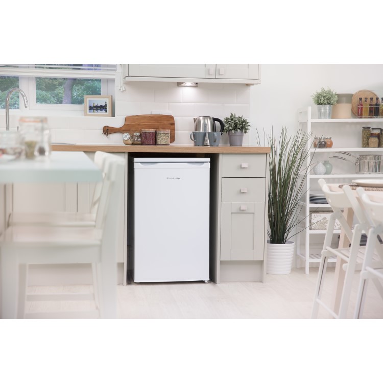 Russell Hobbs 112 Litre Freestanding Undercounter Larder Fridge - White