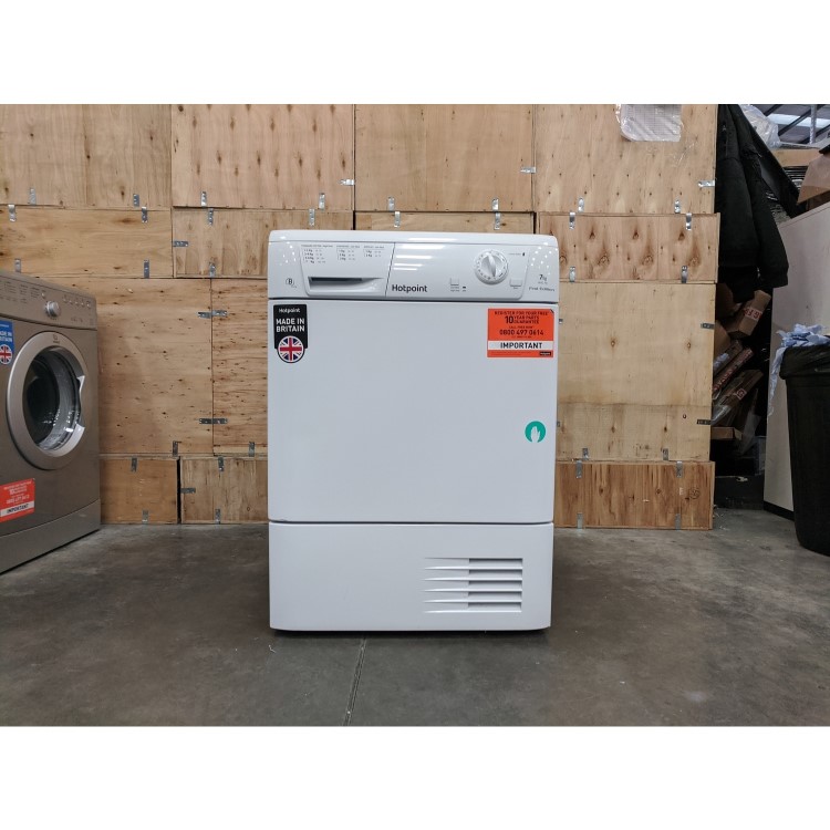 Refurbished Hotpoint Aquarius FETC70BP Freestanding Condenser 7KG Tumble Dryer White