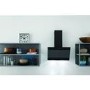 Refurbished Indesit HVP66LMK 60cm Angled Chimney Cooker Hood