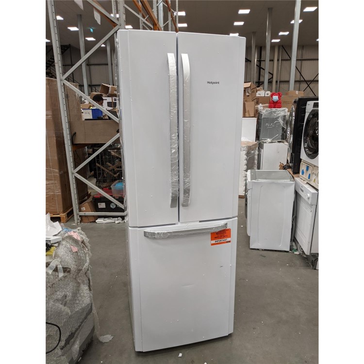 Refurbished Hotpoint FFU3DW1 Freestanding 452 Litre 55/45 Fridge Freezer White