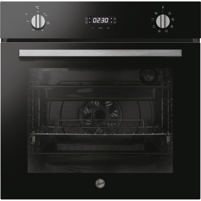 Hoover Electric Single Oven with Hydrolytic Cleaning - Black