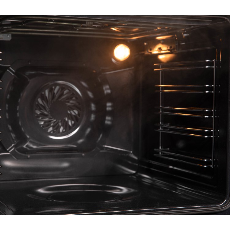 Refurbished Hoover H-OVEN 300 HOC3UB3158BI 60cm Single Built In Electric Oven with Hydrolytic Cleaning Black