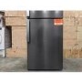 Refurbished Hotpoint H7T911TKSH1 Freestanding 368 Litre 60/40 Fridge Freezer Black Steel 