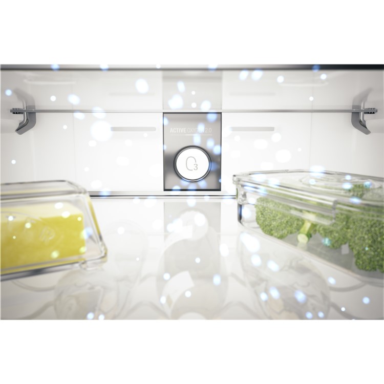 Refurbished Hotpoint H7T911TKSH Freestanding 368 Litre 70/30 Frost Free Fridge Freezer