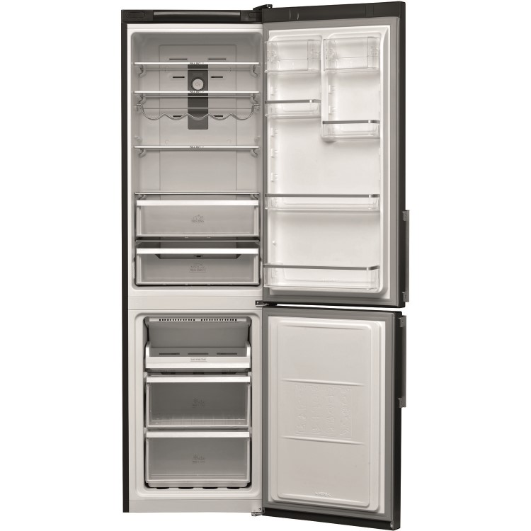 Refurbished Hotpoint H7T911TKSH Freestanding 368 Litre 70/30 Frost Free Fridge Freezer