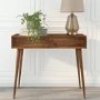 Walnut Console Table with Drawers - Briana