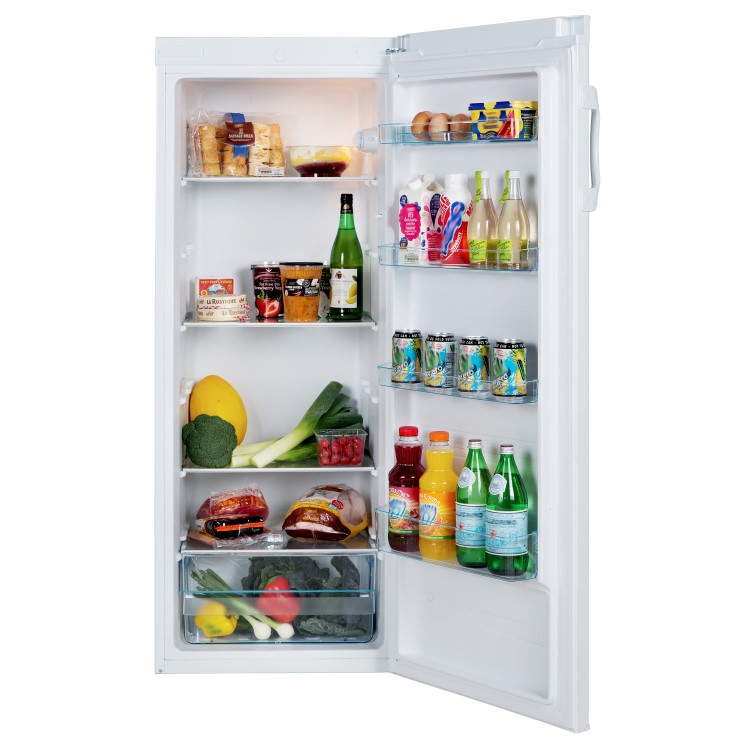 Refurbished Lec TL55144W Freestanding 235 Litre Larder Fridge White
