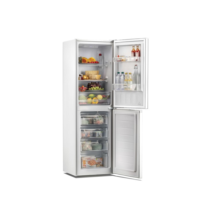 Refurbished Candy CMCL5172WKN Freestanding 253 Litre 50/50 Low Frost Fridge Freezer White