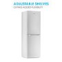 Refurbished Candy CMCL5172WKN Freestanding 253 Litre 50/50 Low Frost Fridge Freezer White