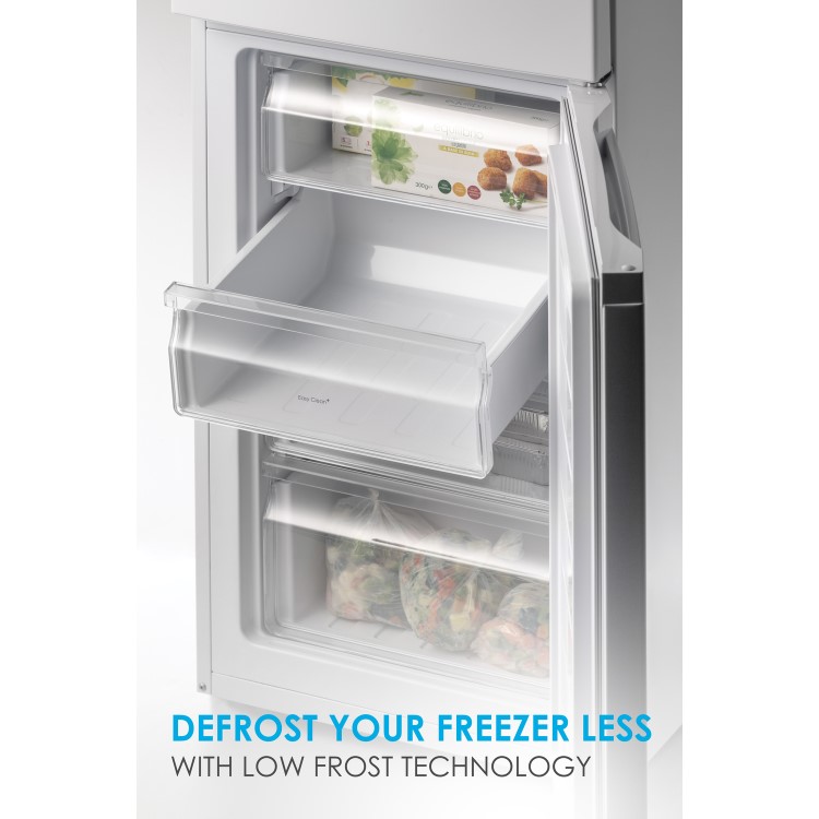 Refurbished Candy CMCL5172WKN Freestanding 253 Litre 50/50 Low Frost Fridge Freezer White