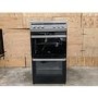 Refurbished Amica AFC5100SI 50cm Double Cavity Electric Cooker with Ceramic Hob Silver