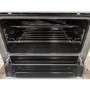 Refurbished Amica AFC5100SI 50cm Double Cavity Electric Cooker with Ceramic Hob Silver