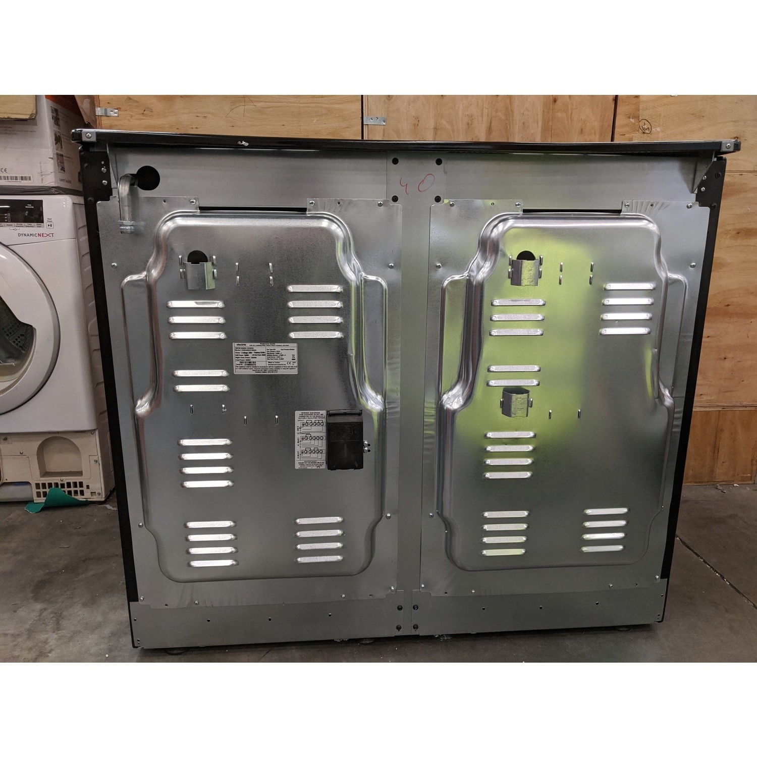 Refurbished electriQ EQRANGE100SS 100cm Dual Fuel Range Cooker BuyItDirect.ie