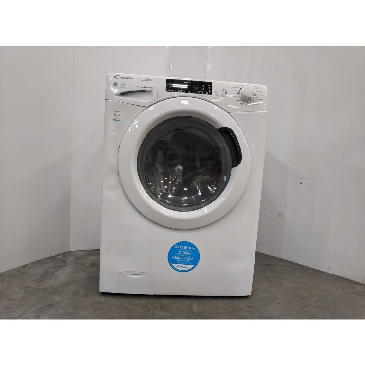 Refurbished Candy GCSW 496T Smart Freestanding 9/6KG 1400 Spin Washer Dryer White