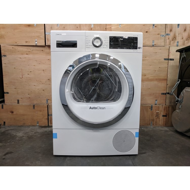 Refurbished Bosch Serie 8 WTX88RH9GB Freestanding Heat Pump 9KG Tumble Dryer White