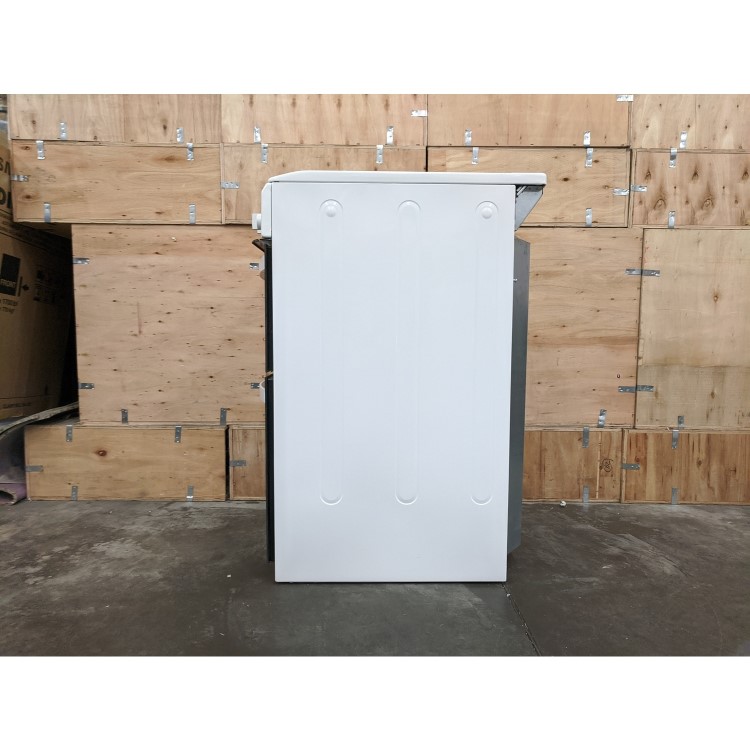 Refurbished Indesit ID5E92KMW 50cm Double Cavity Electric Cooker with Sealed Plate Hob White