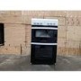 Refurbished Indesit ID5E92KMW 50cm Double Cavity Electric Cooker with Sealed Plate Hob White
