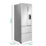 Refurbished Haier HB16WMAA Multidoor American Fridge Freezer With Water Dispenser - Inox Look -href-