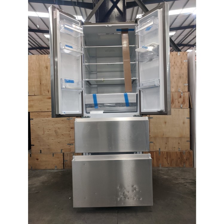 Refurbished Haier HB16WMAA 424 Litre American Fridge Freezer Stainless Steel